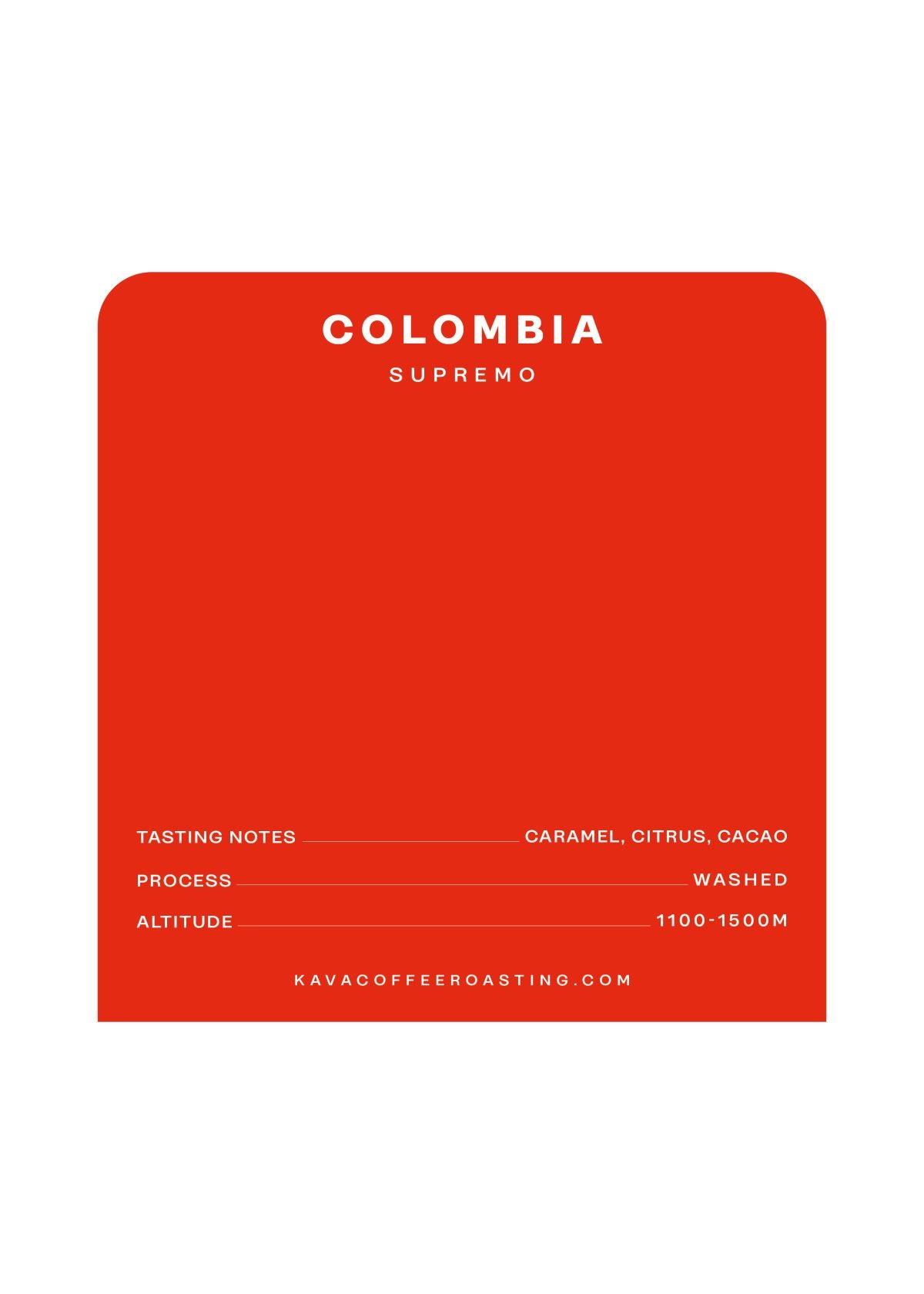 Colombia Supremo Espresso 250 gr.