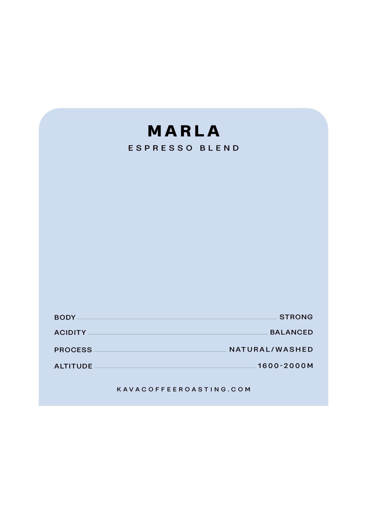 Marla Harman Espresso 1 kg