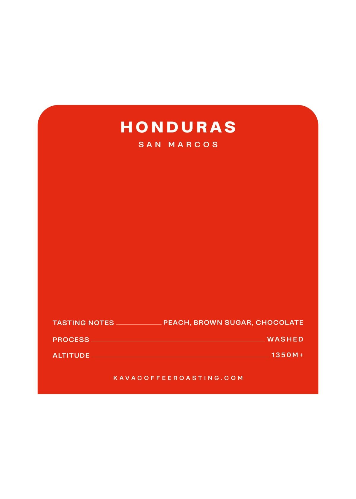 Honduras San Marcos Espresso 1 kg