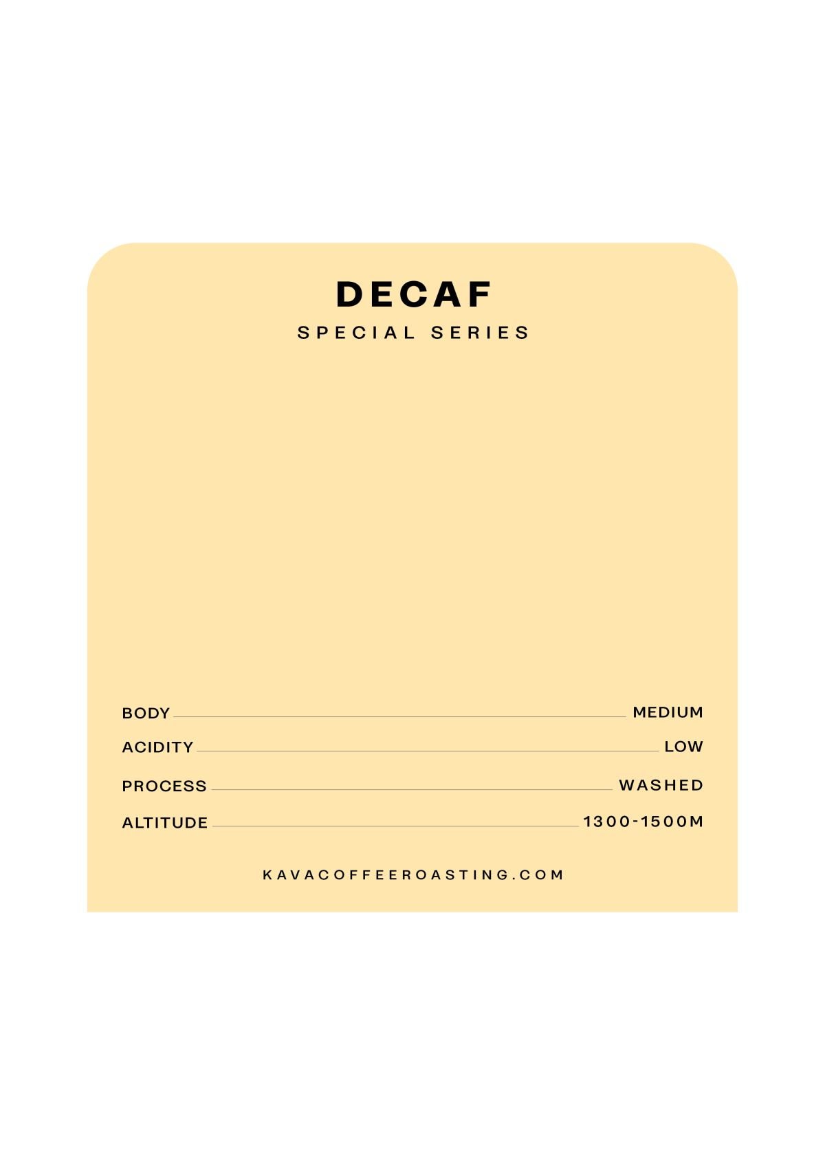 Decaf (Kafeinsiz) Espresso 1 kg